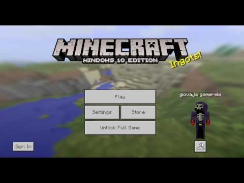 MINECRAFT: სკინის დაყენებაა და არ დაგავიწყდეთ k sub